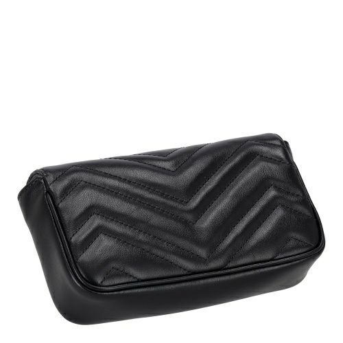 グッチ ショルダーバッグ レディース GGマーモント スーパーミニバッグ ブラック GUCCI 476433 AABZK 1000