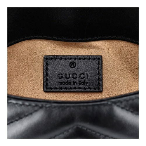 グッチ ショルダーバッグ レディース GGマーモント スーパーミニバッグ ブラック GUCCI 476433 AABZK 1000
