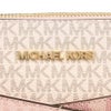 マイケルコース ショルダーバッグ レディース ジェットセット トラベル シグネチャー カラーブロック ミディアム ドーム クロスボディー ピンク MICHAEL KORS 35S5GTVC6B PWD BLSH MLT