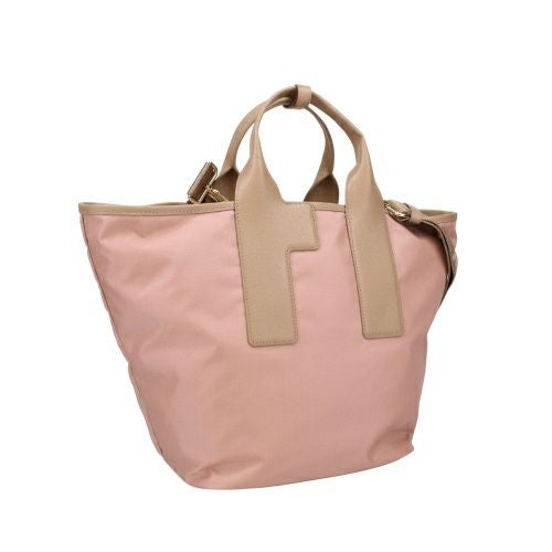 フルラ ハンドバッグ レディース ピューマ カラーブロック リサイクル ナイロン ラージ トートバッグ ピンク FURLA WB01249 BX3050 3177S