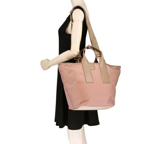 フルラ ハンドバッグ レディース ピューマ カラーブロック リサイクル ナイロン ラージ トートバッグ ピンク FURLA WB01249 BX3050 3177S