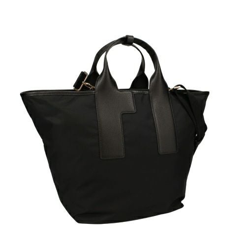 フルラ ハンドバッグ レディース ピューマ カラーブロック リサイクル ナイロン ラージ トートバッグ ブラック FURLA WB01249 BX3050 3180S