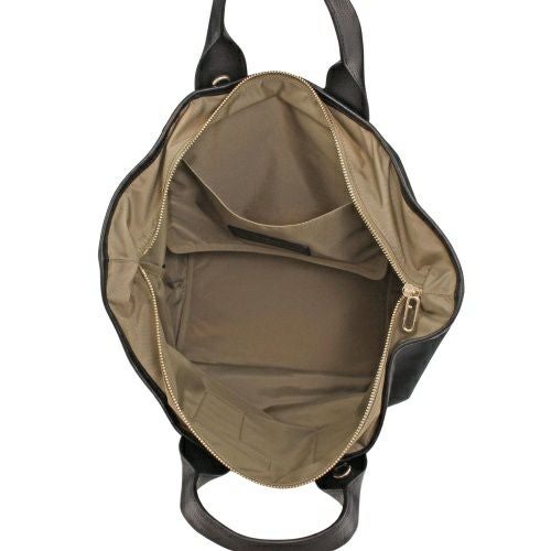 フルラ ハンドバッグ レディース ピューマ カラーブロック リサイクル ナイロン ラージ トートバッグ ブラック FURLA WB01249 BX3050 3180S