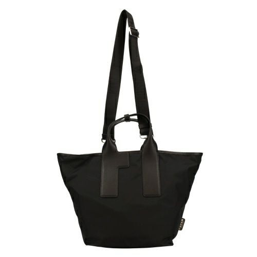 フルラ ハンドバッグ レディース ピューマ カラーブロック リサイクル ナイロン ラージ トートバッグ ブラック FURLA WB01249 BX3050 3180S