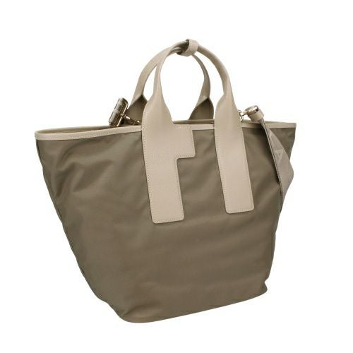 フルラ ハンドバッグ レディース ピューマ カラーブロック リサイクル ナイロン ラージ トートバッグ カーキグリーン FURLA WB01249 BX3050 3183S