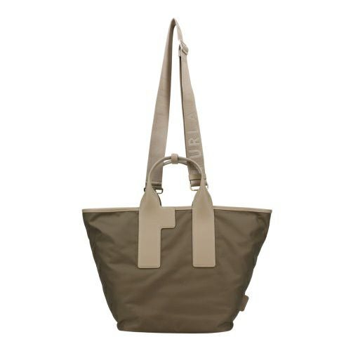 フルラ ハンドバッグ レディース ピューマ カラーブロック リサイクル ナイロン ラージ トートバッグ カーキグリーン FURLA WB01249 BX3050 3183S