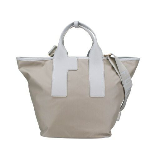 フルラ ハンドバッグ レディース ピューマ カラーブロック リサイクル ナイロン ラージ トートバッグ グレー FURLA WB01249 BX3050 3324S
