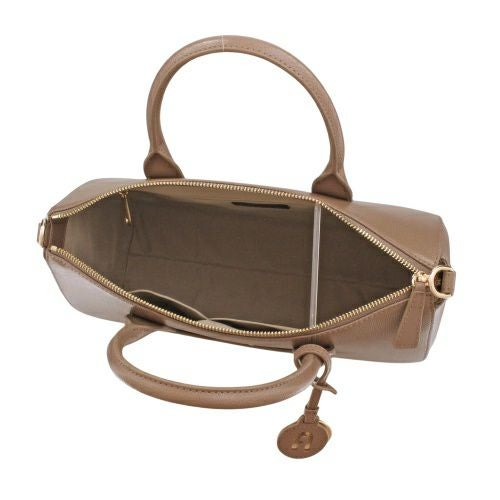 フルラ ハンドバッグ レディース リンダ サフィアーノ レザー ミディアム サッチェル ブラウン FURLA WB01287 ARE000 DAI00