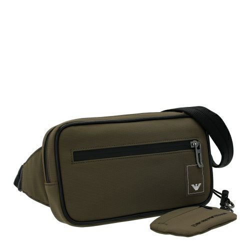 エンポリオアルマーニ ボディバッグ メンズ Travel Essentials ベルトバッグ カーキグリーン EMPORIO ARMANI EM000088 AF13841 U6299