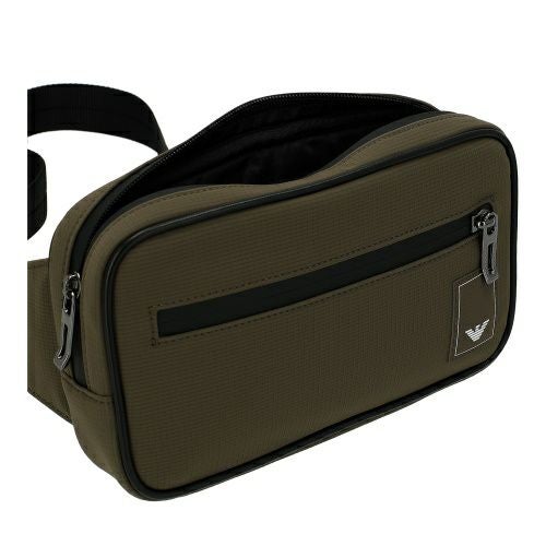 エンポリオアルマーニ ボディバッグ メンズ Travel Essentials ベルトバッグ カーキグリーン EMPORIO ARMANI EM000088 AF13841 U6299