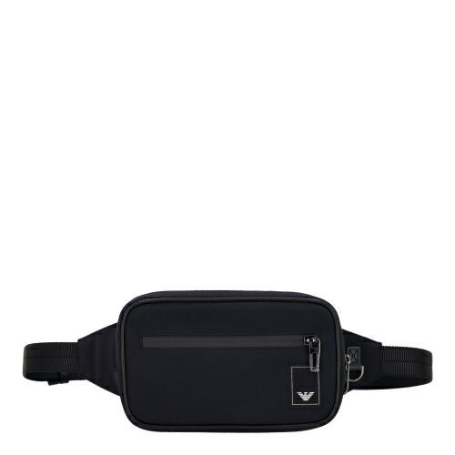 エンポリオアルマーニ ボディバッグ メンズ Travel Essentials ベルトバッグ ブラック EMPORIO ARMANI EM000088 AF13841 UB118