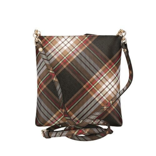 ヴィヴィアンウエストウッド ショルダーバッグ レディース マルチカラー Vivienne Westwood 51160005U S001K D101 TARTAN BROWN/BLACK