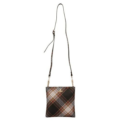 ヴィヴィアンウエストウッド ショルダーバッグ レディース マルチカラー Vivienne Westwood 51160005U S001K D101 TARTAN BROWN/BLACK