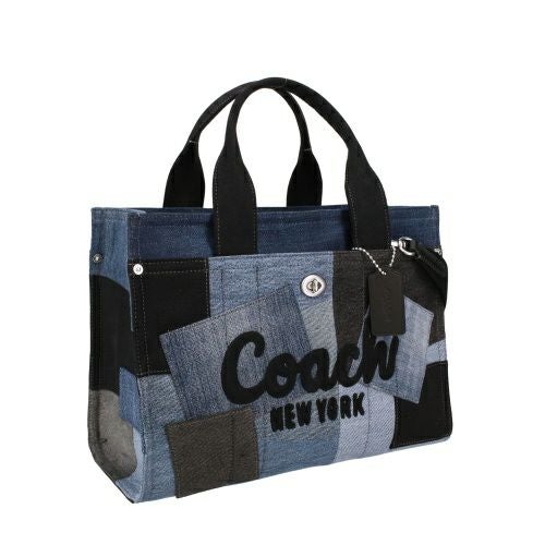 コーチ トートバッグ レディース カーゴ トート パッチワーク ブルー COACH CAM72 LHDEI
