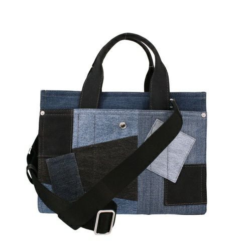 コーチ トートバッグ レディース カーゴ トート パッチワーク ブルー COACH CAM72 LHDEI