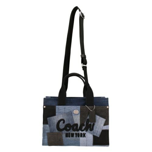 コーチ トートバッグ レディース カーゴ トート パッチワーク ブルー