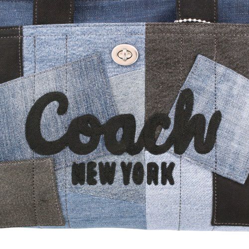 コーチ トートバッグ レディース カーゴ トート パッチワーク ブルー COACH CAM72 LHDEI