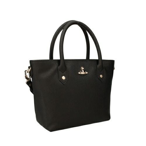 ヴィヴィアンウエストウッド トートバッグ レディース ブラック Vivienne Westwood 4204007TU L0040 N401 BLACK/ GOLD DIAM ORB
