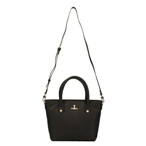 ヴィヴィアンウエストウッド トートバッグ レディース ブラック Vivienne Westwood 4204007TU L0040 N401 BLACK/ GOLD DIAM ORB