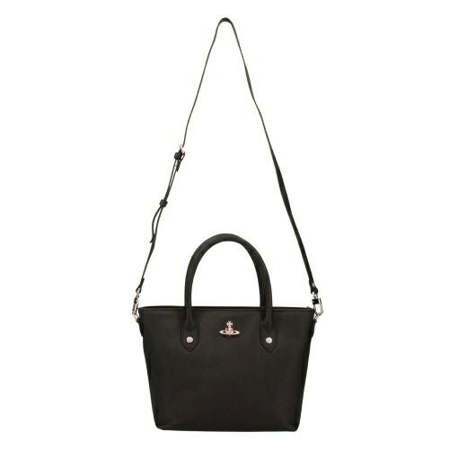 ヴィヴィアンウエストウッド トートバッグ レディース ブラック Vivienne Westwood 4204007TU L0040 N402 BLACK/RED DIAM ORB