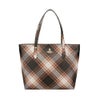 ヴィヴィアンウエストウッド トートバッグ レディース マルチカラー Vivienne Westwood 4205007DW S001K D101 TARTAN BROWN/BLACK