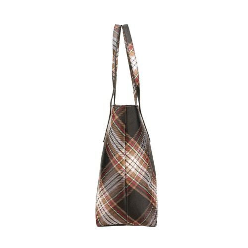 ヴィヴィアンウエストウッド トートバッグ レディース マルチカラー Vivienne Westwood 4205007DW S001K D101 TARTAN BROWN/BLACK