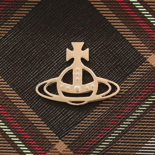 ヴィヴィアンウエストウッド トートバッグ レディース マルチカラー Vivienne Westwood 4205007DW S001K D101 TARTAN BROWN/BLACK