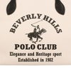 ビバリーヒルズポロクラブ トートバッグ レディース ホワイト BEVERLY HILLS POLO CLUB BH2013N キナリ/ブラック