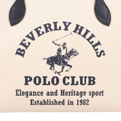 ビバリーヒルズポロクラブ トートバッグ レディース ネイビー BEVERLY HILLS POLO CLUB BH2013N キナリ/ネイビー