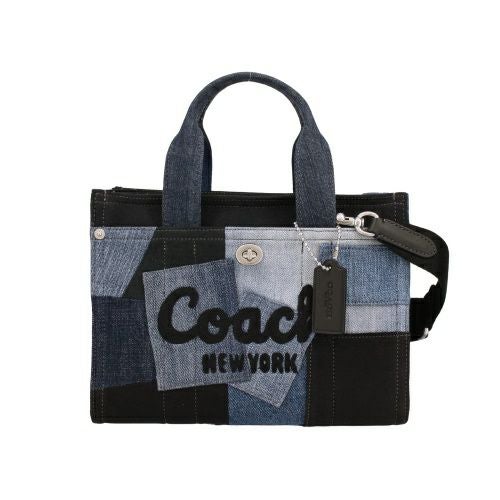 コーチ ハンドバッグ レディース カーゴ 26 トート パッチワーク ブルー COACH CAM63 LHDEI