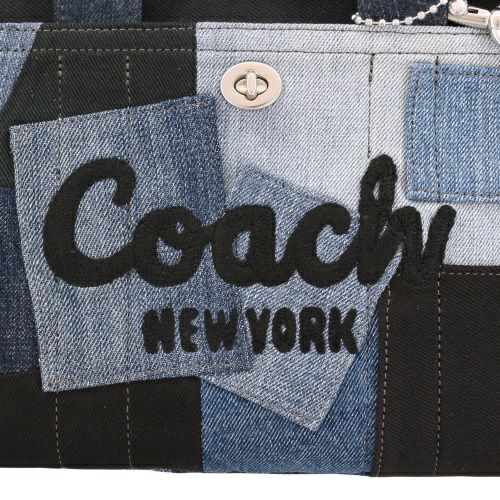 コーチ ハンドバッグ レディース カーゴ 26 トート パッチワーク ブルー COACH CAM63 LHDEI