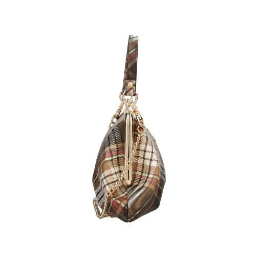 ヴィヴィアンウエストウッド ハンドバッグ レディース マルチカラー Vivienne Westwood 52020003U S001K D101 TARTAN BROWN/BLACK