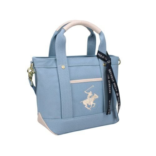 ビバリーヒルズポロクラブ ハンドバッグ レディース ブルー BEVERLY HILLS POLO CLUB BH1006N BL/BL/WH