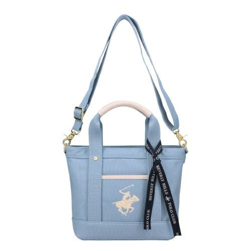 ビバリーヒルズポロクラブ ハンドバッグ レディース ブルー BEVERLY HILLS POLO CLUB BH1006N BL/BL/WH