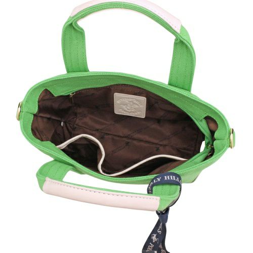 ビバリーヒルズポロクラブ ハンドバッグ レディース グリーン BEVERLY HILLS POLO CLUB BH1006N GRN/GRN/WH