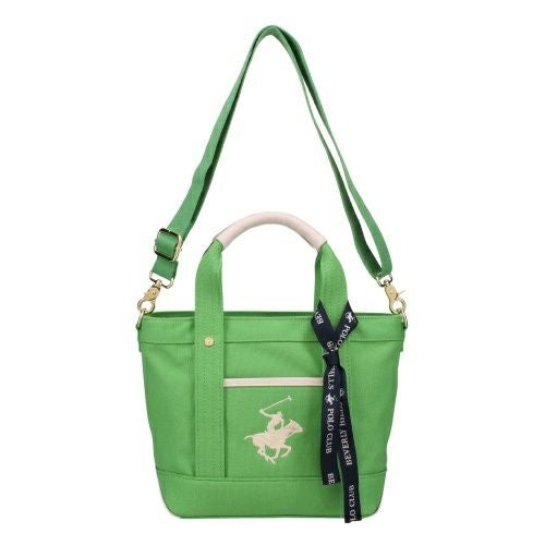 ビバリーヒルズポロクラブ ハンドバッグ レディース グリーン BEVERLY HILLS POLO CLUB BH1006N GRN/GRN/WH
