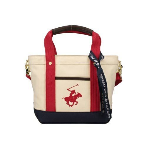 ビバリーヒルズポロクラブ ハンドバッグ レディース レッド BEVERLY HILLS POLO CLUB BH1006N WH/RED/RED