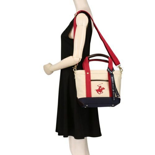 ビバリーヒルズポロクラブ ハンドバッグ レディース レッド BEVERLY HILLS POLO CLUB BH1006N WH/RED/RED