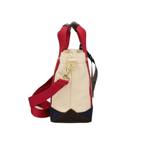 ビバリーヒルズポロクラブ ハンドバッグ レディース レッド BEVERLY HILLS POLO CLUB BH1006N WH/RED/RED