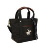 ビバリーヒルズポロクラブ ハンドバッグ レディース ブラック BEVERLY HILLS POLO CLUB BH1006N DBK/DBK/IV
