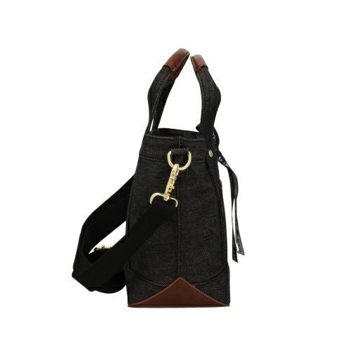 ビバリーヒルズポロクラブ ハンドバッグ レディース ブラック BEVERLY HILLS POLO CLUB BH1006N DBK/DBK/IV