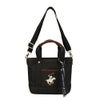 ビバリーヒルズポロクラブ ハンドバッグ レディース ブラック BEVERLY HILLS POLO CLUB BH1006N DBK/DBK/IV