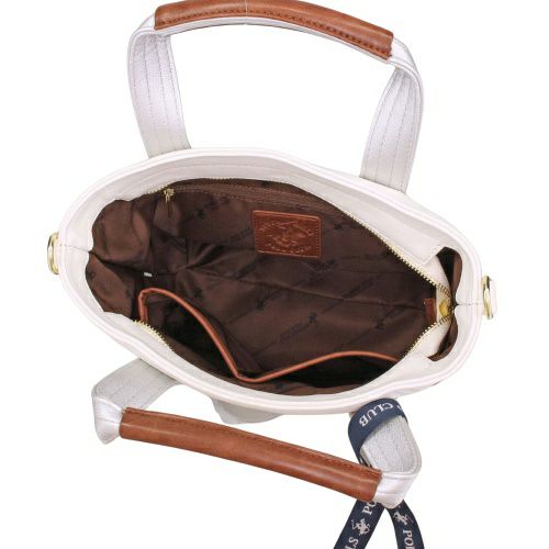 ビバリーヒルズポロクラブ ハンドバッグ レディース グレー BEVERLY HILLS POLO CLUB BH2006N IV/GR/GR