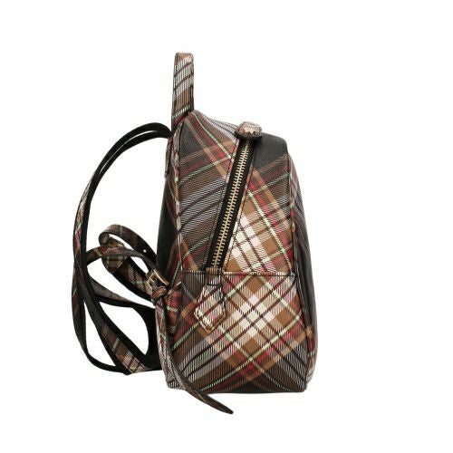 ヴィヴィアンウエストウッド リュックサック レディース マルチカラー Vivienne Westwood 4301007EU S001K D101 TARTAN BROWN/BLACK