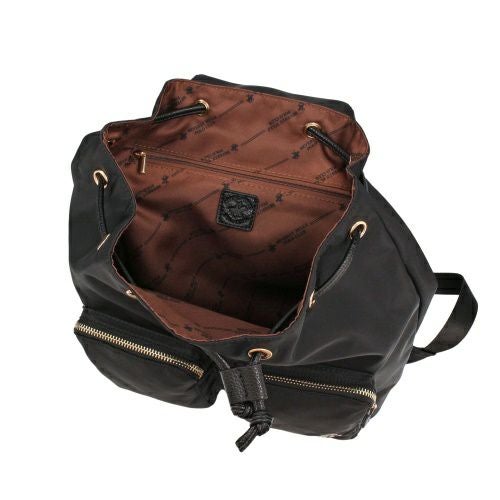 ビバリーヒルズポロクラブ リュックサック レディース ブラック BEVERLY HILLS POLO CLUB BH4002 BK