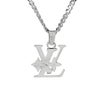 ルイヴィトン ネックレス ペンダント・モノグラム ロウ シルバー LOUIS VUITTON M02254