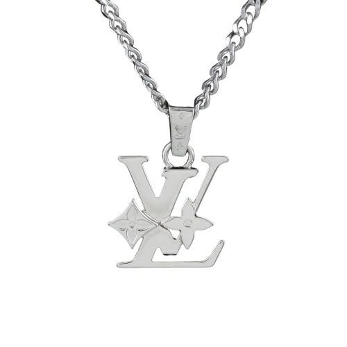 ルイヴィトン ネックレス ペンダント・モノグラム ロウ シルバー LOUIS VUITTON M02254