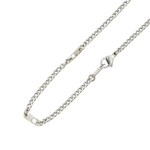 ルイヴィトン ネックレス ペンダント・モノグラム ロウ シルバー LOUIS VUITTON M02254