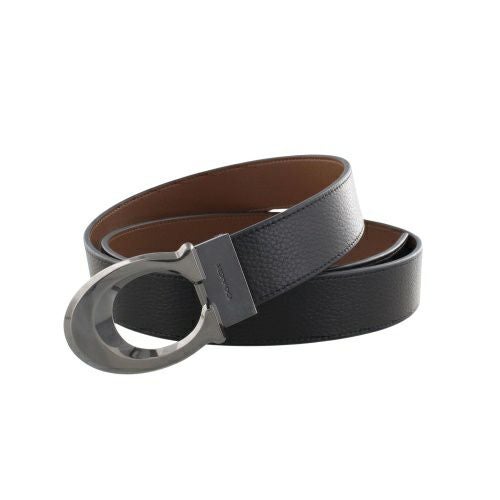 コーチ アウトレット ベルト メンズ シグネチャー バックル カット トゥ サイズ リバーシブル ベルト・38MM ブラック COACH OUTLET CQ013 QBLVW