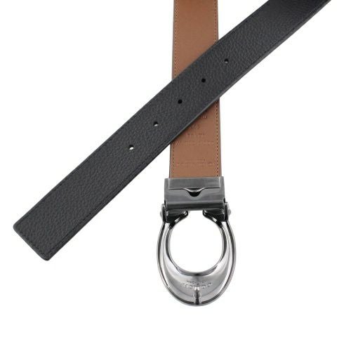 コーチ アウトレット ベルト メンズ シグネチャー バックル カット トゥ サイズ リバーシブル ベルト・38MM ブラック COACH OUTLET CQ013 QBLVW